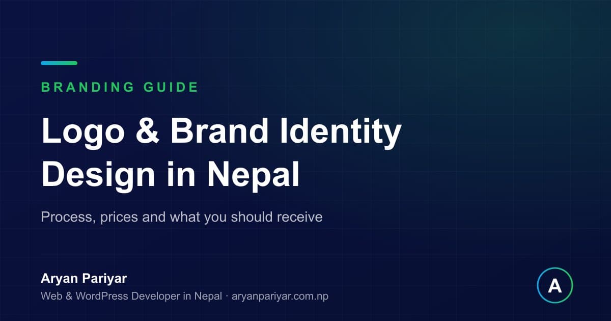 Logo & Brand Identity Design in Nepal: Process, Prices and What You Should Get