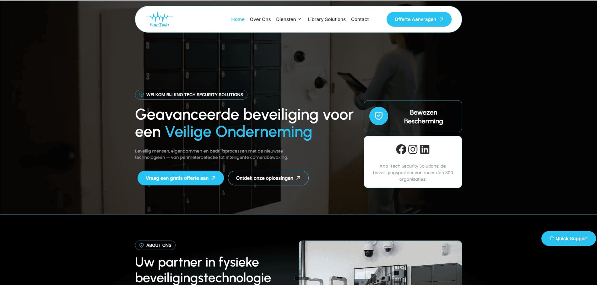 Kno-Tech website screenshot