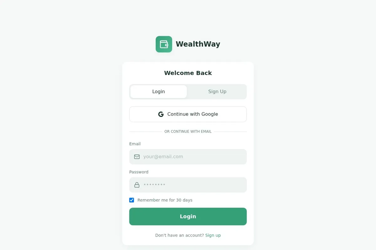 Wealthy Way screenshot